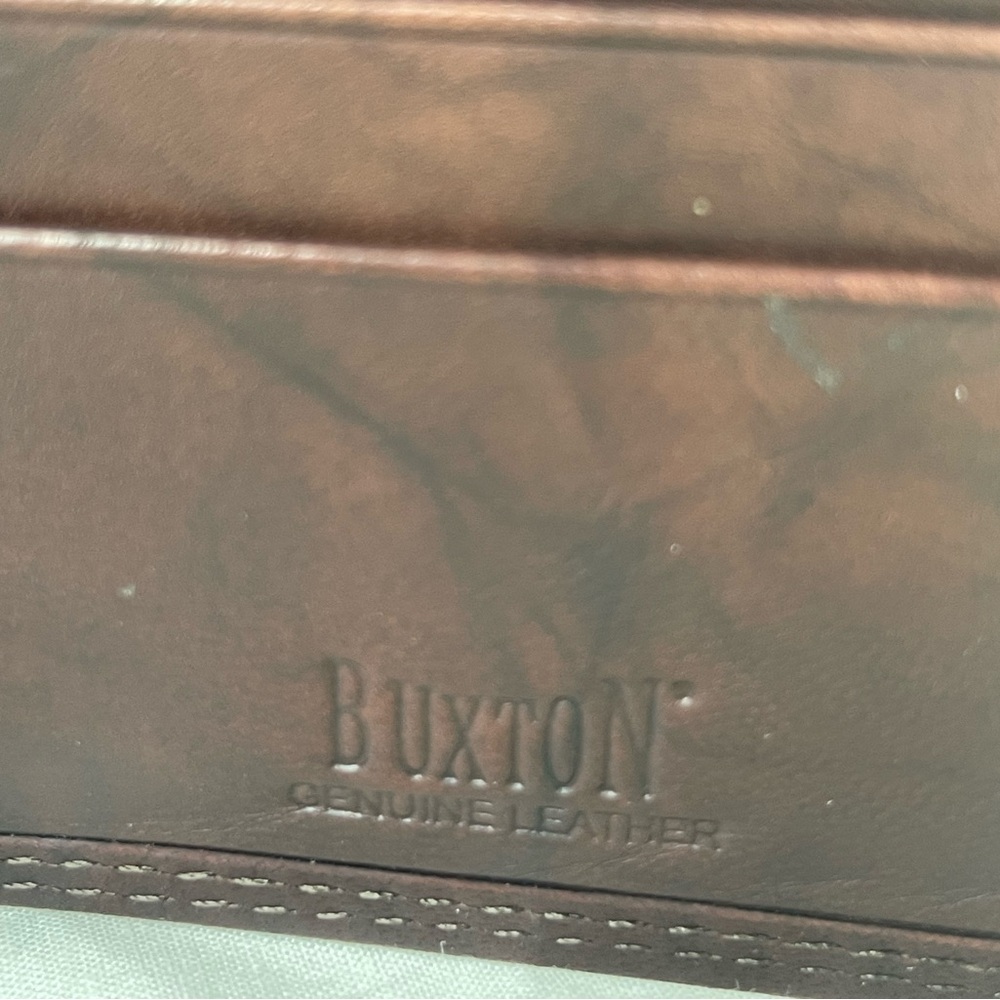 Buxton Brown Leather Bifold Wallet - Picture 5 of 7